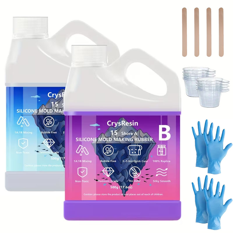 Soap Making Ins - 2 Flaconi da 500ml di Silicone