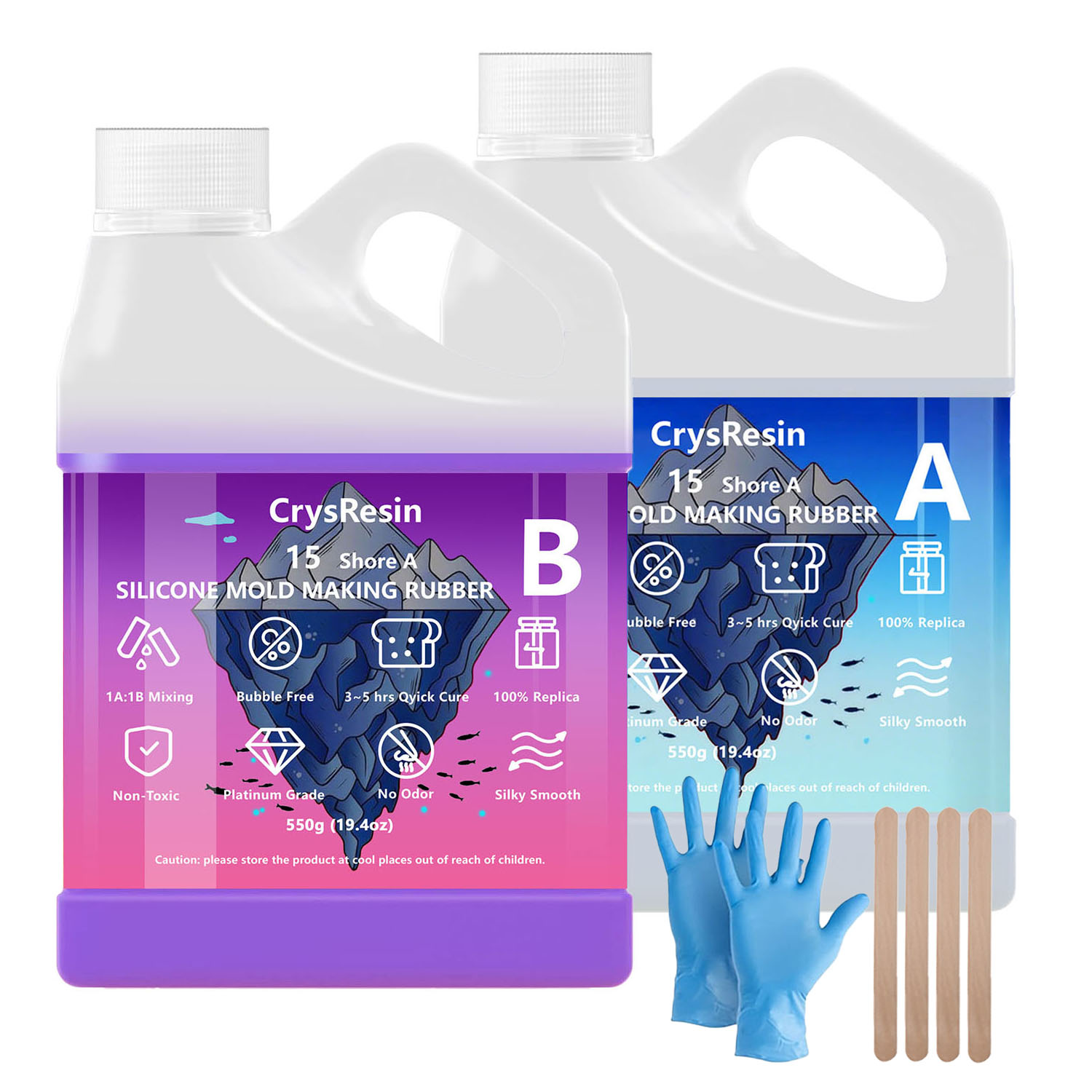 Soap Making Ratios - Kit per Creazione Stampi in Silicone