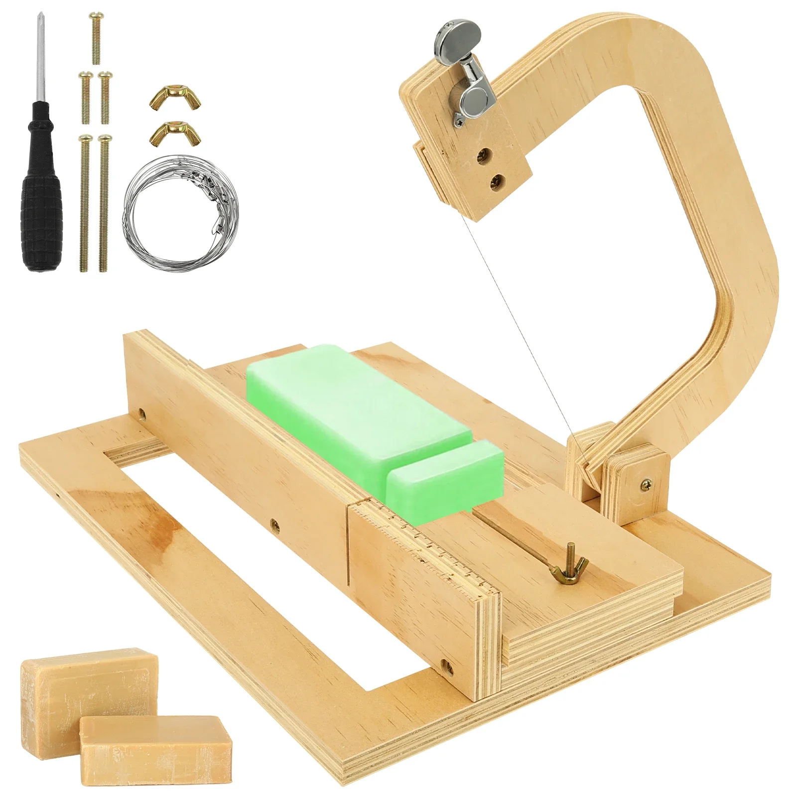 Soap Making Machine At Home - Taglierina Professionale per Sapone in Legno