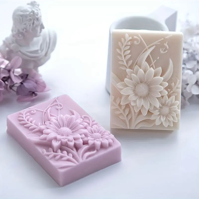 Soap Making Base - Stampo in silicone per sapone quadrato