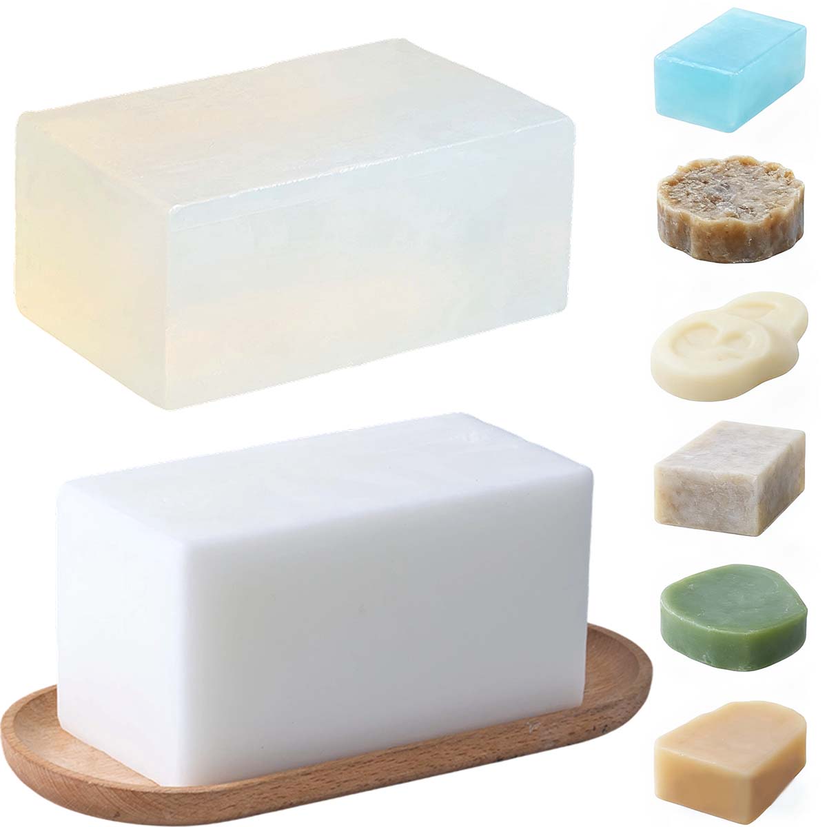 1000g Base di sapone bianco tr - Soap Making Base recensione e prezzo