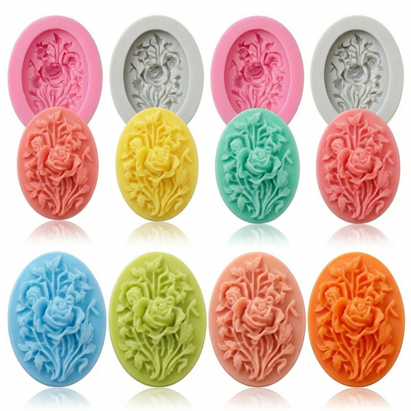 4 stampi in silicone a forma d - Soap Making Ins recensione e prezzo